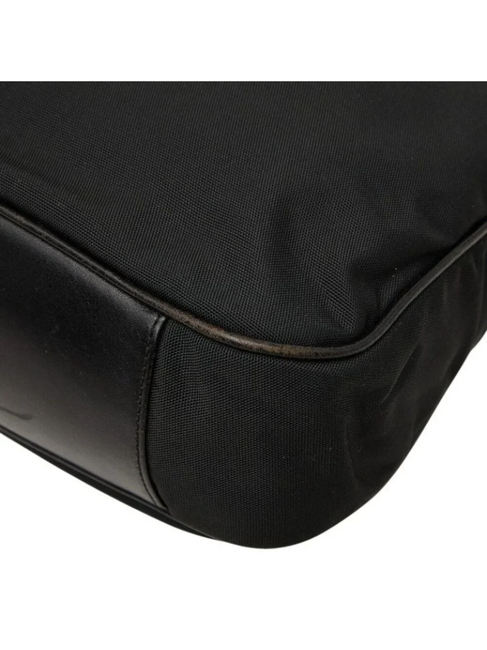 Gucci Bamboo Handbag Black Nylon - Picture 3 of 9